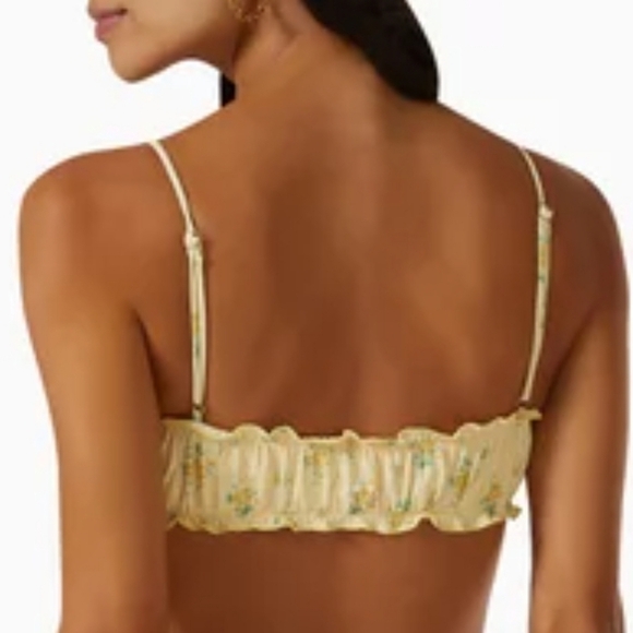 New!Frankie's‎ Bikinis × Gigi Hadid Arabelle Floral Bikini Top - Picture 3 of 10